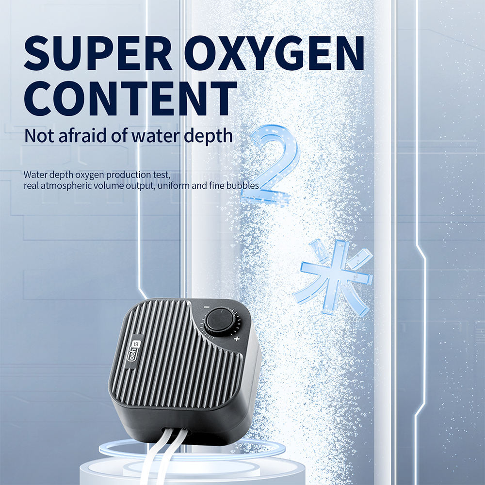 Cherlam Silent Aquarium Air Pump | 5W Piezoelectric Oxygen Pump