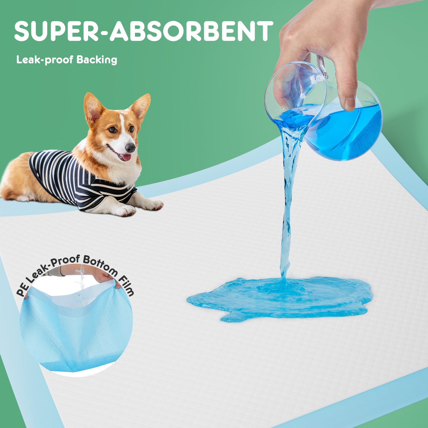 Premium Quick-Dry & Leak-Proof Puppy Pads | Super Absorbent Dog Training Pads