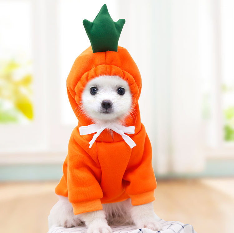 Cute Character Pet Hoodie | Warm Fleece Sweater for Small Dogs & Cats