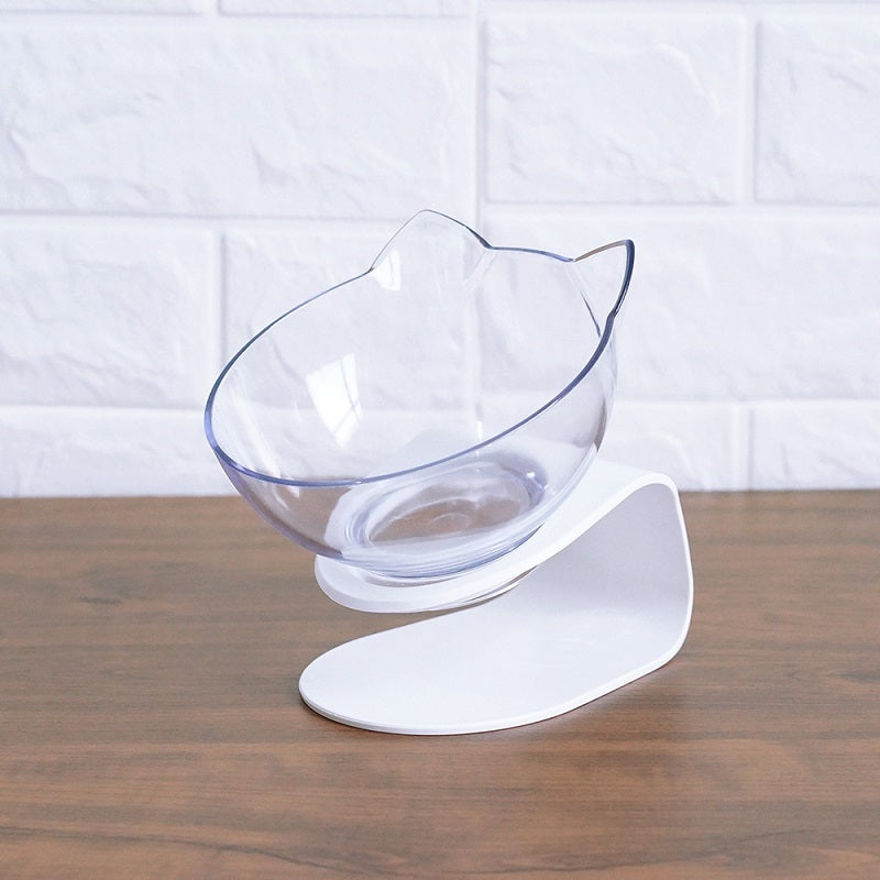 Elevated Double Bowls for Neck & Whisker Health