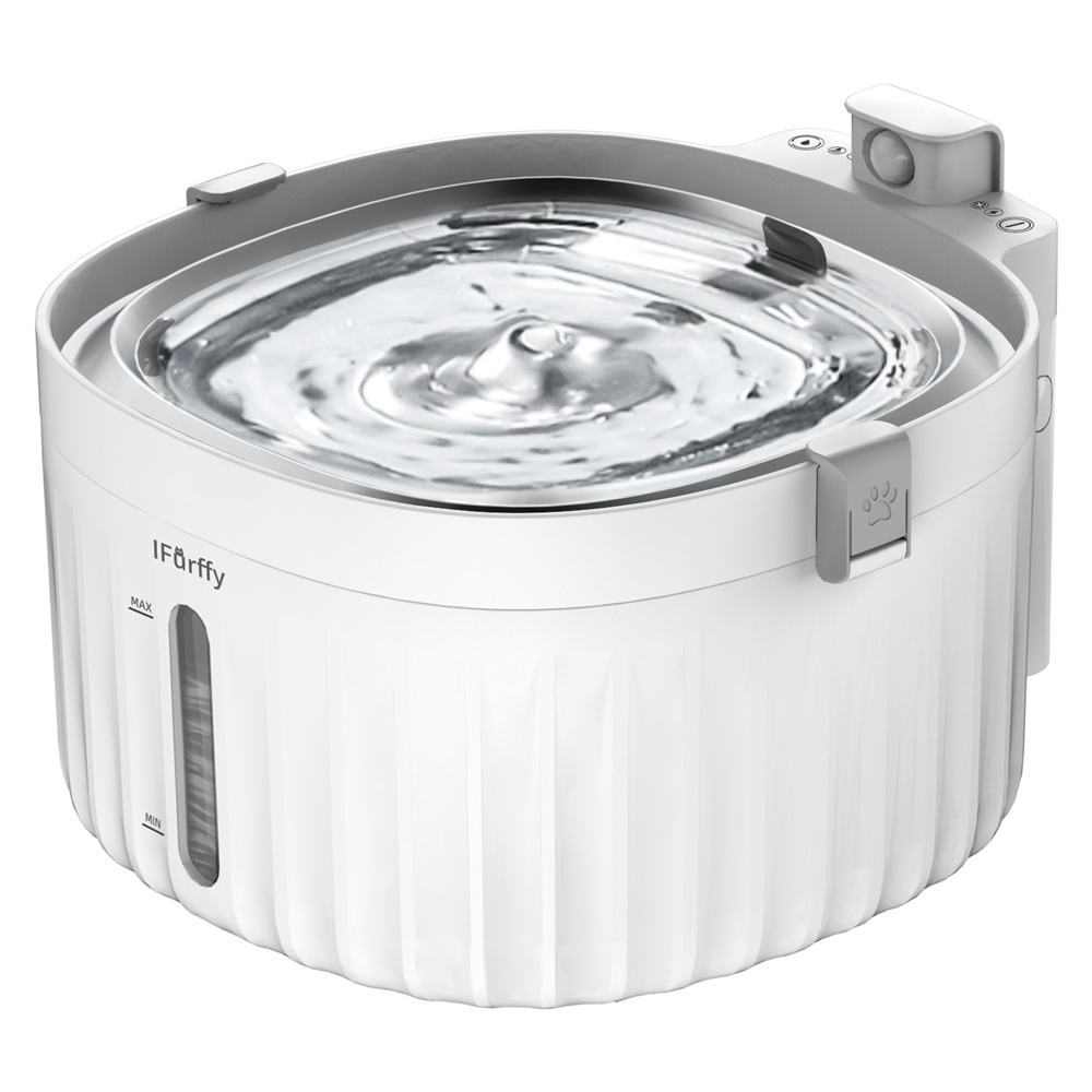 Automatic 3L Stainless Steel Pet Water Fountain for Cats & Dogs