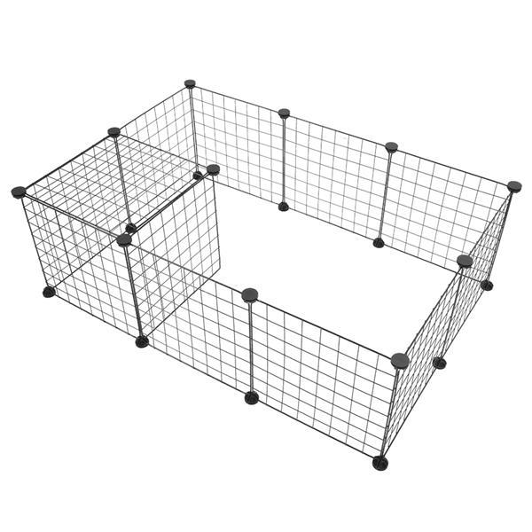 DIY Modular Small Animal Playpen | 12-Panel Wire Grid Fence