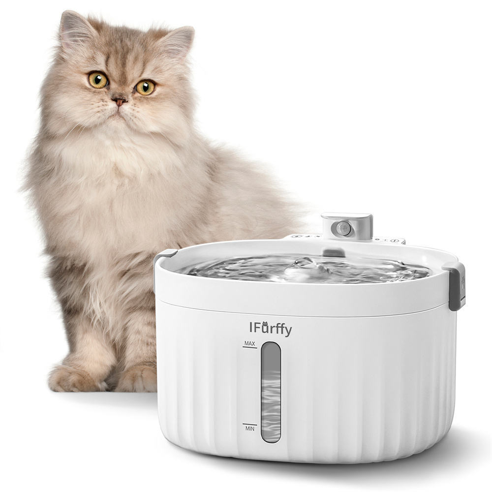 Automatic 3L Stainless Steel Pet Water Fountain for Cats & Dogs