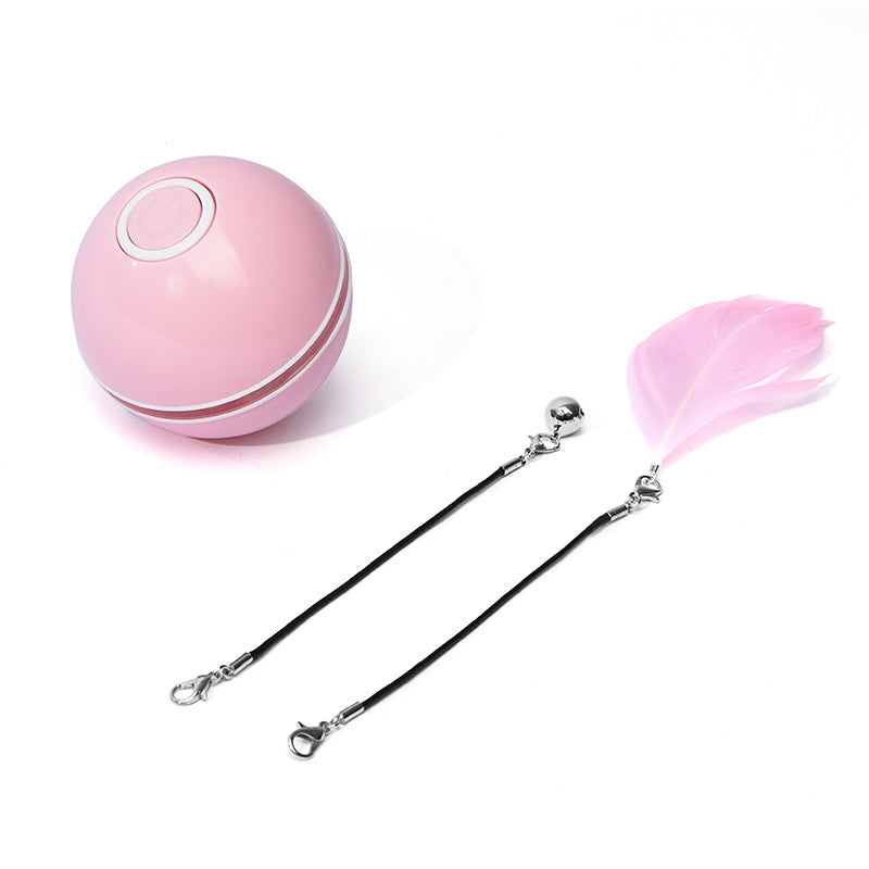 LED Laser Rolling Ball – Electronic Interactive Toy for Cats