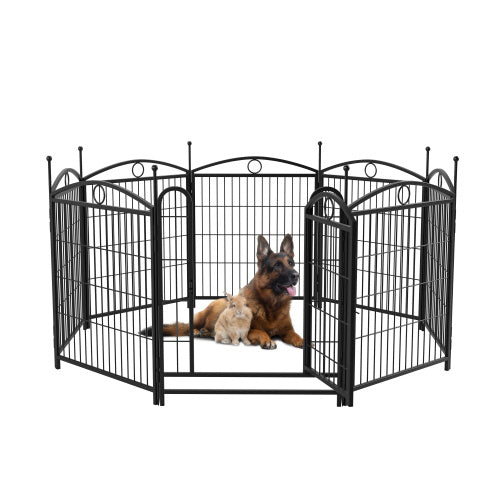 Heavy-Duty Metal Pet Playpen | 32-Inch 8-Panel Indoor/Outdoor Fence
