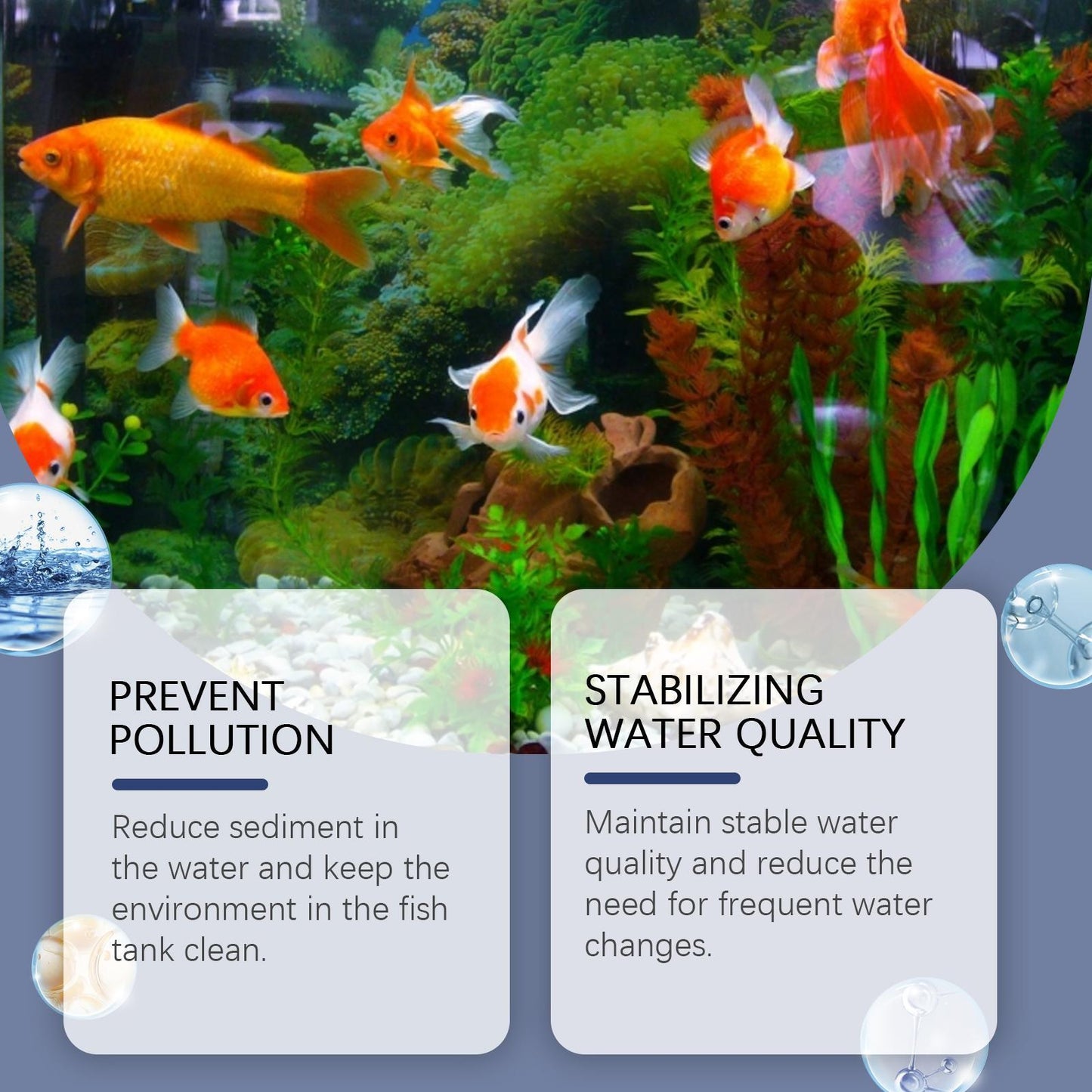 Yebang Aquarium Water Clarifier | Fast-Acting Cloudy Water Treatment