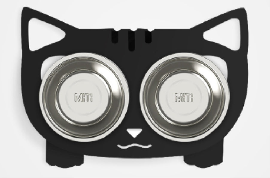 Stable Anti-Tip Stainless Steel Pet Bowl for Dogs & Cats
