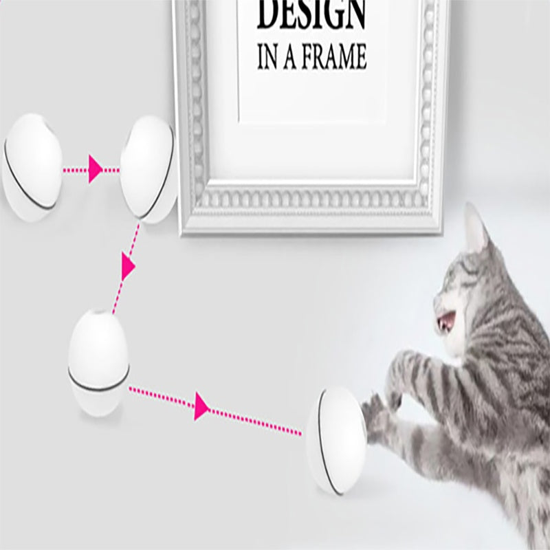 LED Laser Rolling Ball – Electronic Interactive Toy for Cats