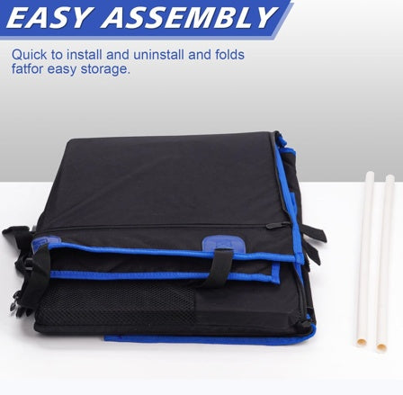 Moppson Large Dog Car Booster Seat | Waterproof with Safety Harness