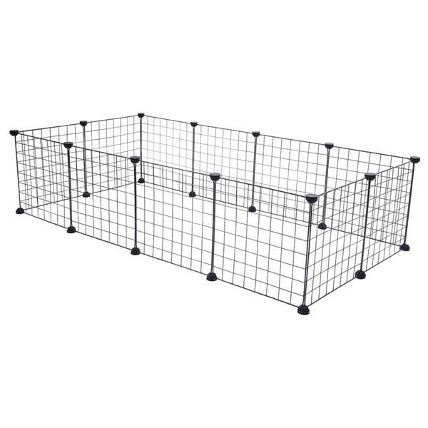 DIY Modular Small Animal Playpen | 12-Panel Wire Grid Fence