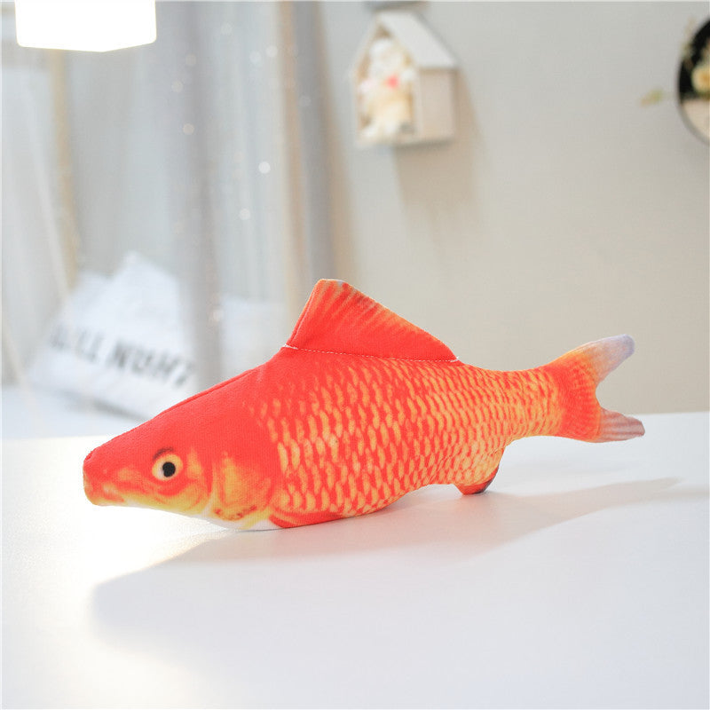 Electric Flopping Fish Toy for Cats – No Catnip, USB Rechargeable, Interactive Realistic Fish Simulation