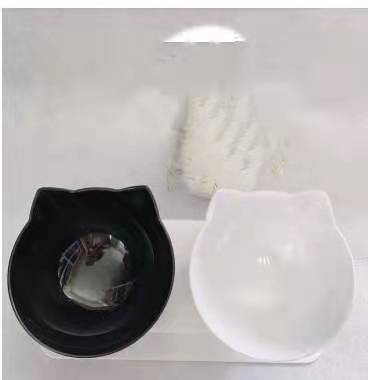 Elevated Double Bowls for Neck & Whisker Health