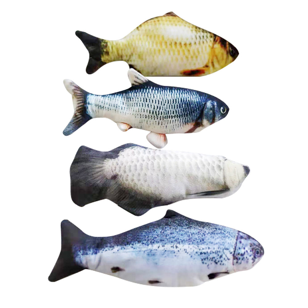 Electric Flopping Fish Toy for Cats – No Catnip, USB Rechargeable, Interactive Realistic Fish Simulation