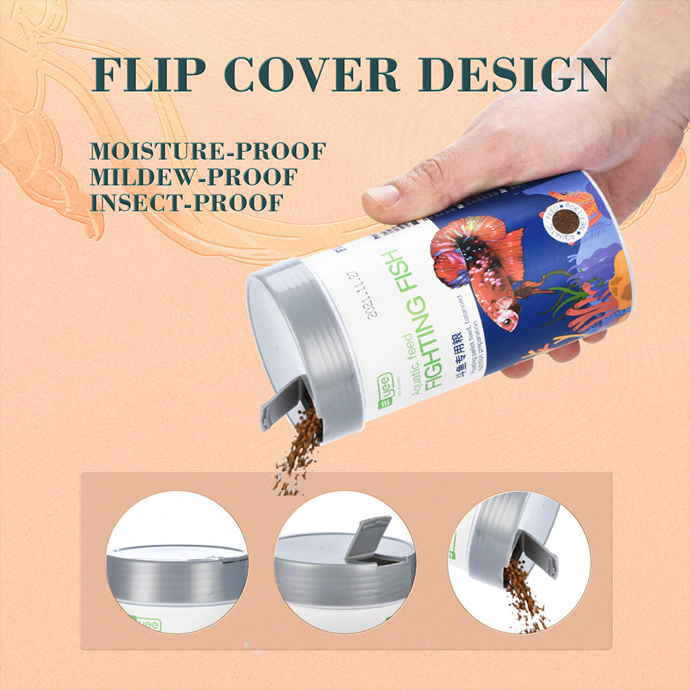 Premium Betta Fish Food | High-Protein, Color-Enhancing Pellets (0.8mm, 85g)