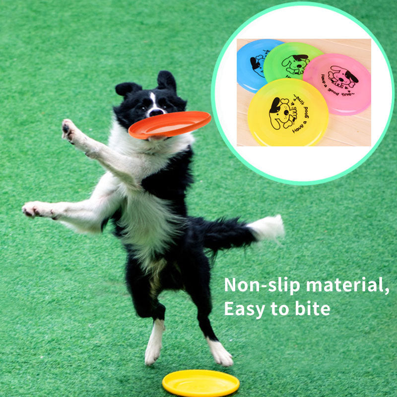 Durable Silicone Flying Disc for Dogs and Cats – Interactive Chew-Resistant Pet Toy, Frisbee for Training and Play