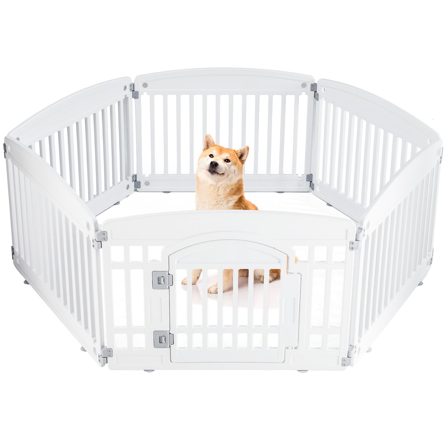 SMUG Modular Pet Playpen | Indoor/Outdoor Fence for Small & Medium Dogs