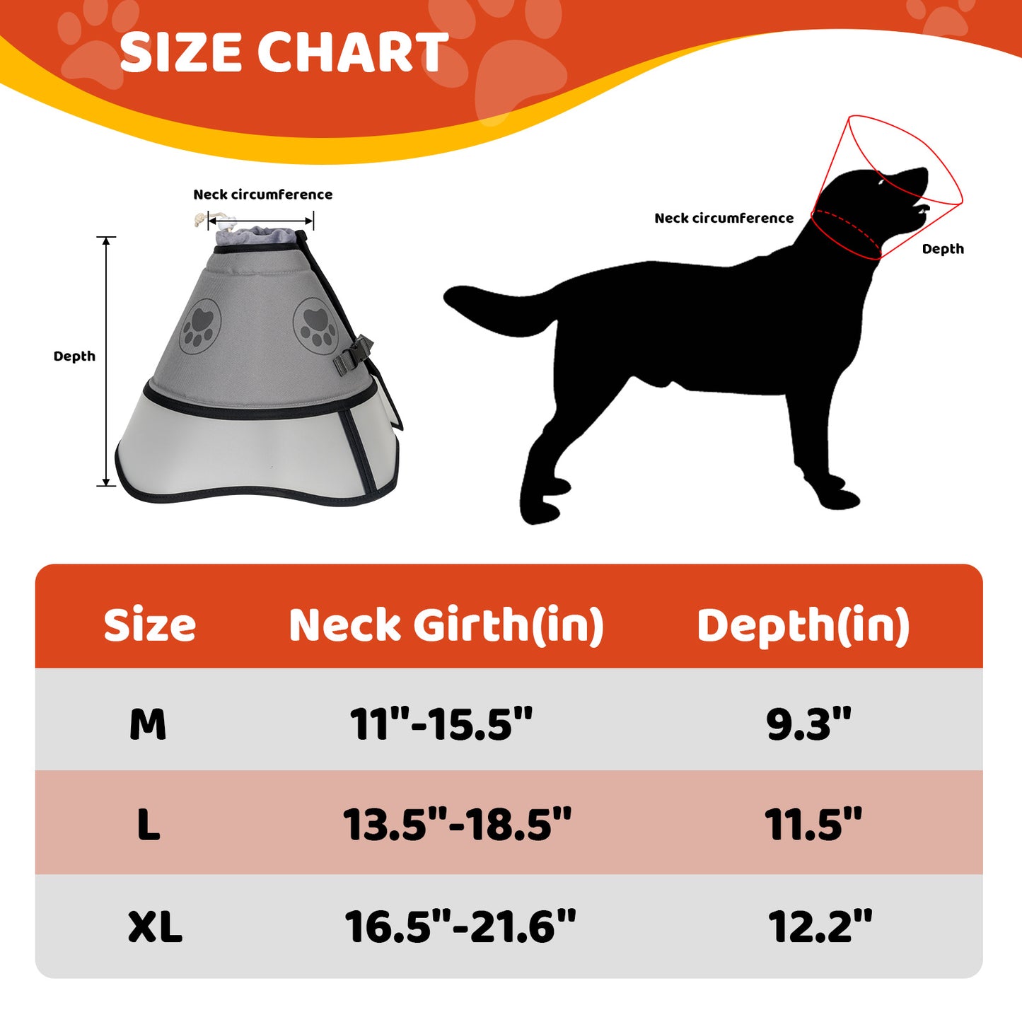 Comfortable Recovery Collar for Dogs & Cats | Soft Double-Layer E-Collar