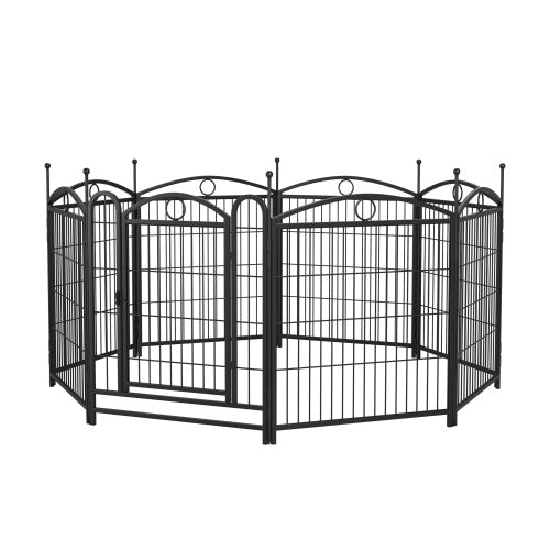 Heavy-Duty Metal Pet Playpen | 32-Inch 8-Panel Indoor/Outdoor Fence