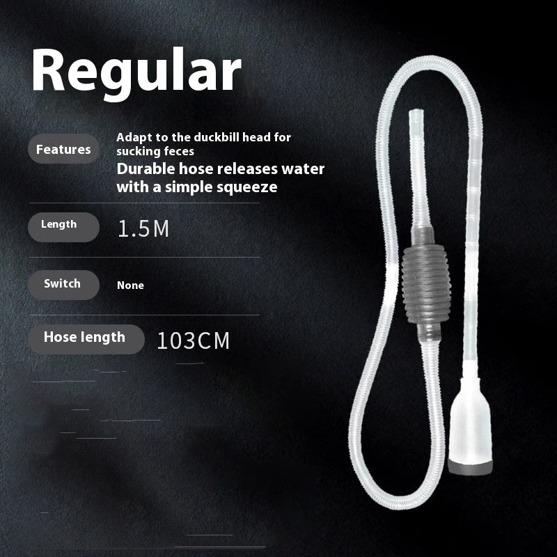 Aquarium Gravel Cleaner & Water Changer | 1.5m Siphon with Hand Pump