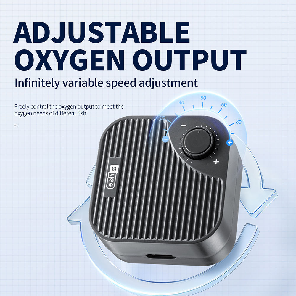 Cherlam Silent Aquarium Air Pump | 5W Piezoelectric Oxygen Pump