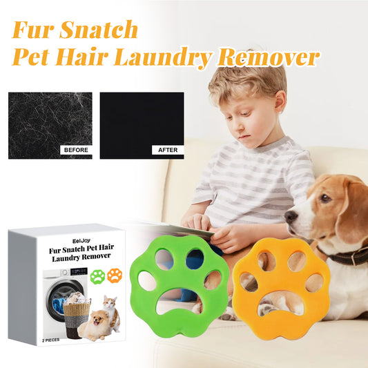 Reusable Pet Hair Remover for Laundry (2-Pack) | Silicone Fur & Lint Catcher