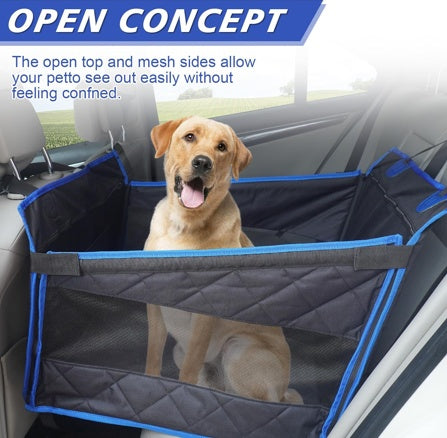 Moppson Large Dog Car Booster Seat | Waterproof with Safety Harness