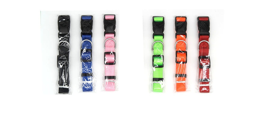 New Pet CollarPadded Dog & Cat Collar | Soft Neoprene-Lined Nylon Collar