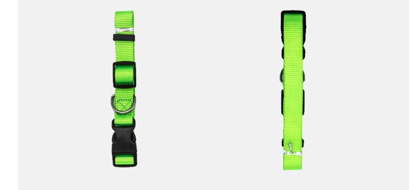 New Pet CollarPadded Dog & Cat Collar | Soft Neoprene-Lined Nylon Collar