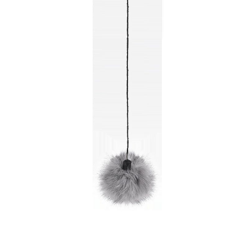 Electronic Motion Cat Toy – Interactive Rolling Ball with Real Fur Teaser