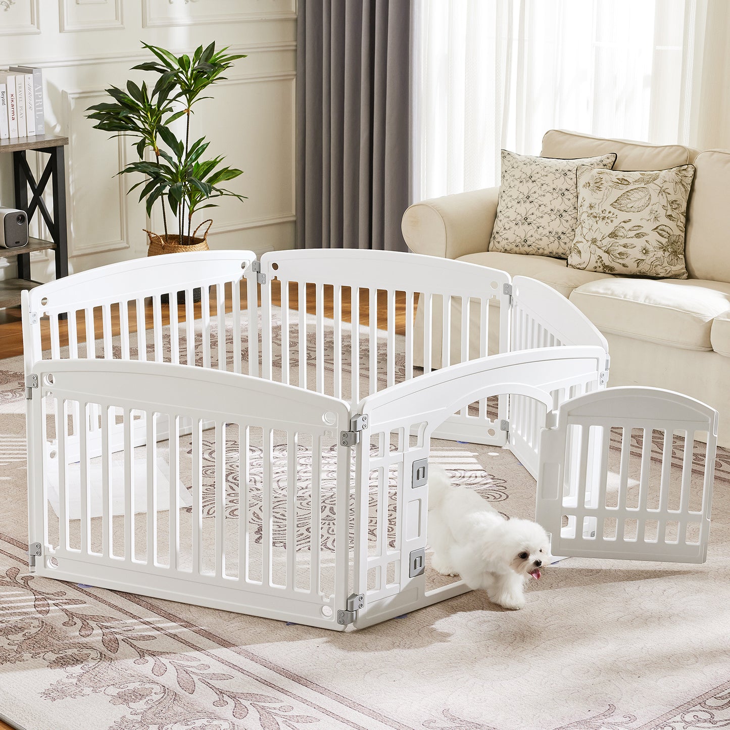 SMUG Modular Pet Playpen | Indoor/Outdoor Fence for Small & Medium Dogs