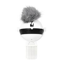 Electronic Motion Cat Toy – Interactive Rolling Ball with Real Fur Teaser
