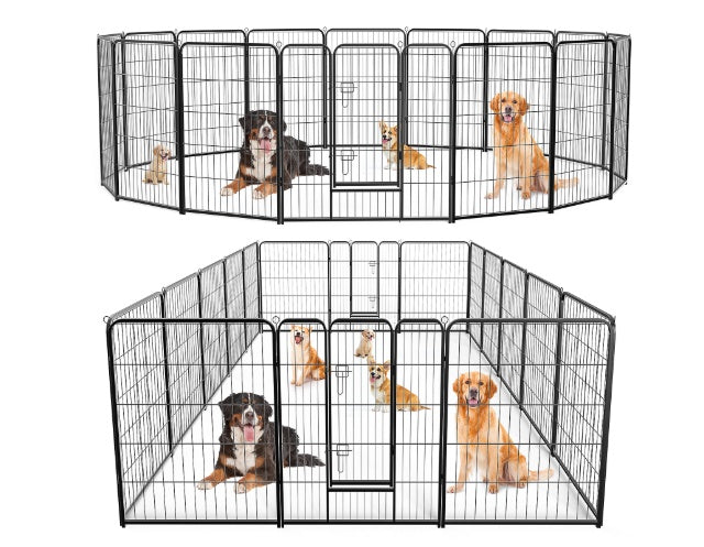 Heavy-Duty Modular Pet Playpen | Indoor/Outdoor Metal Dog Fence