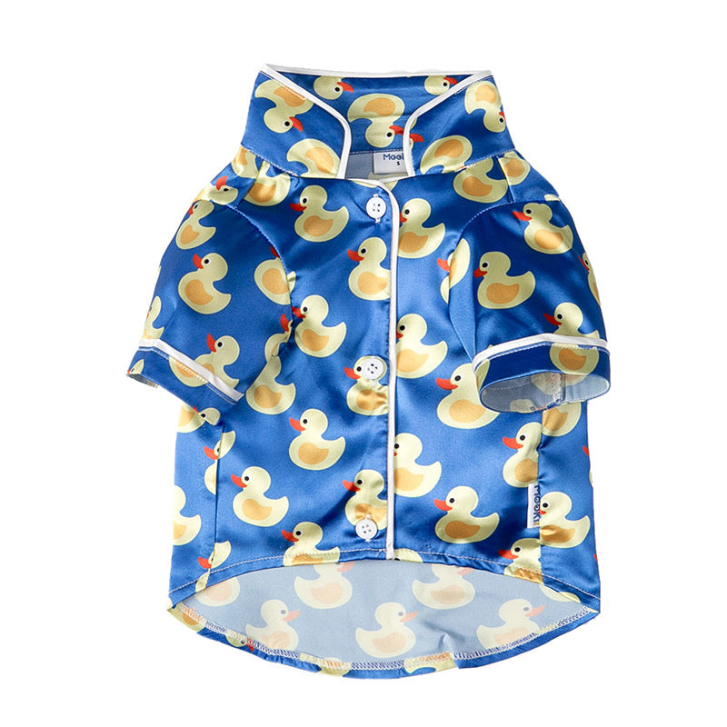 Cute Duck Pet Pajamas | Cozy Fleece Jumpsuit for Dogs & Cats