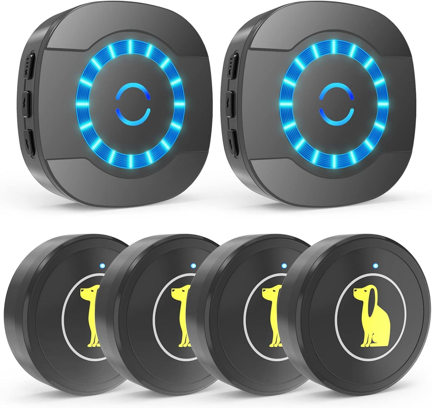 Wireless Dog Doorbell for Potty Training | Waterproof Touch Button with Adjustable Volume & Ringtones