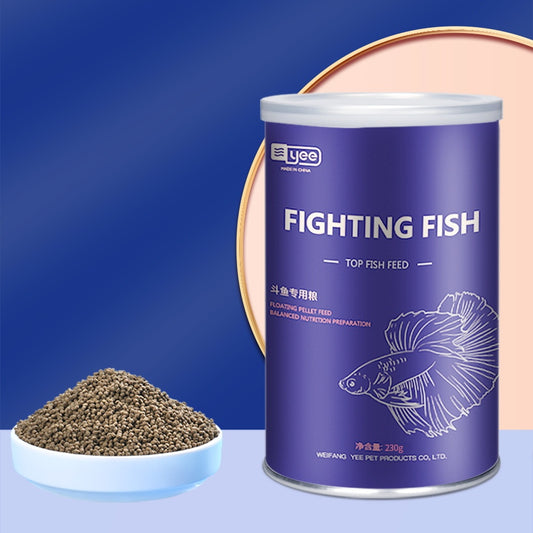 Premium Color-Enhancing Betta Food | High-Protein Floating Pellets (230g)