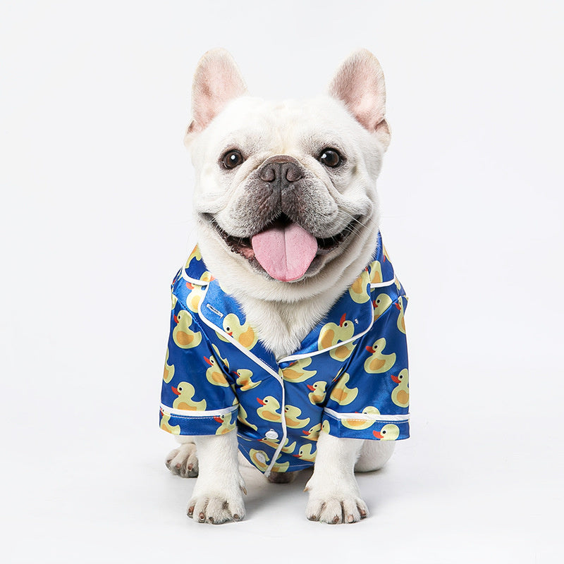 Cute Duck Pet Pajamas | Cozy Fleece Jumpsuit for Dogs & Cats