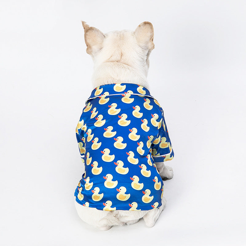 Cute Duck Pet Pajamas | Cozy Fleece Jumpsuit for Dogs & Cats