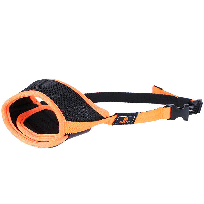 Comfortable Soft Fabric Dog Muzzle for Preventing Scavenging & Biting