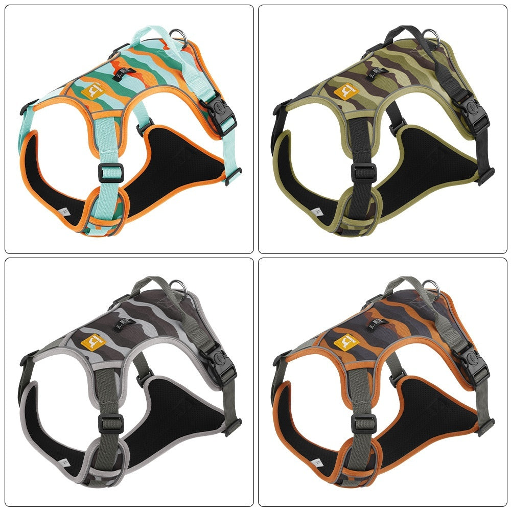 Tactical Control Dog Harness with Leash | Padded & Reflective Gear