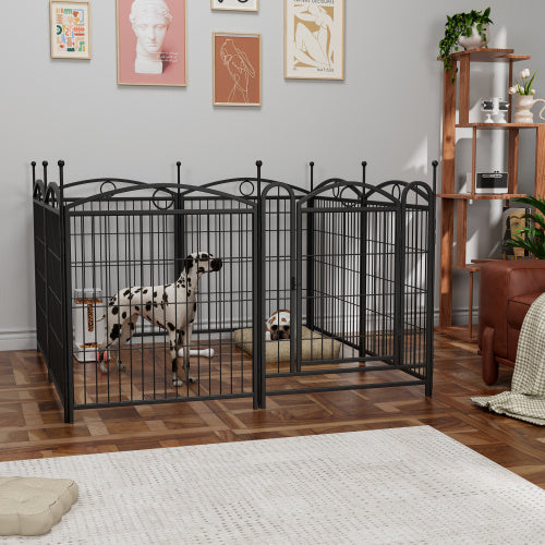 Heavy-Duty Metal Pet Playpen | 32-Inch 8-Panel Indoor/Outdoor Fence