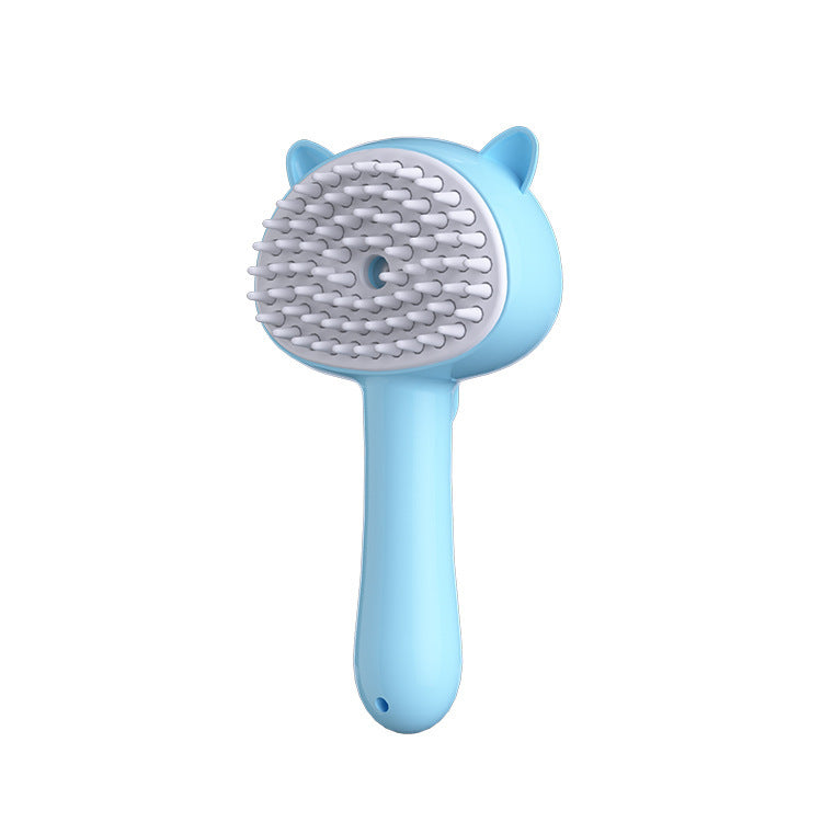 3-in-1 Steamy Pet Brush | Grooming, Massage & Cleaning Mist Combo
