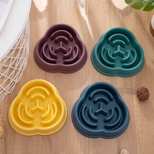 Anti-Choke Slow Feeder Dog Bowl – Non-Slip Design for Fast Eaters, Pet Slow Feeding Bowl