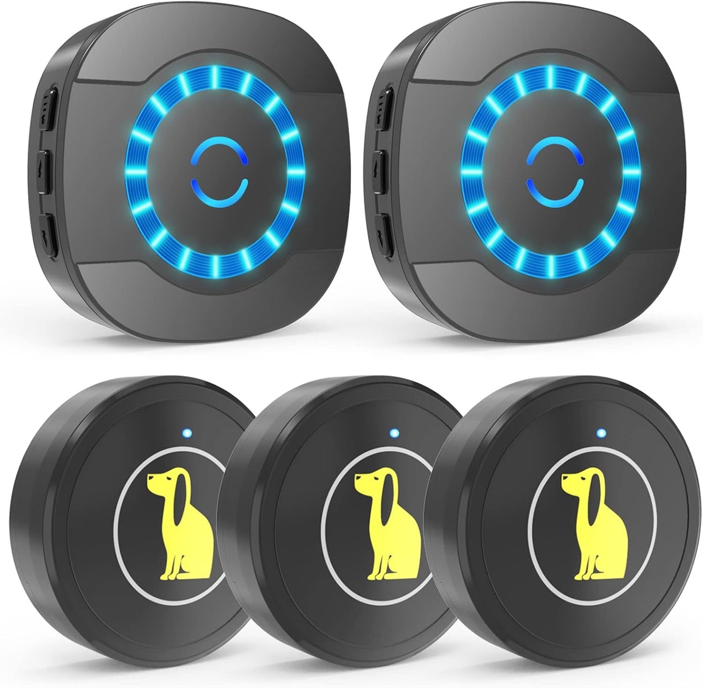 Wireless Dog Doorbell for Potty Training | Waterproof Touch Button with Adjustable Volume & Ringtones