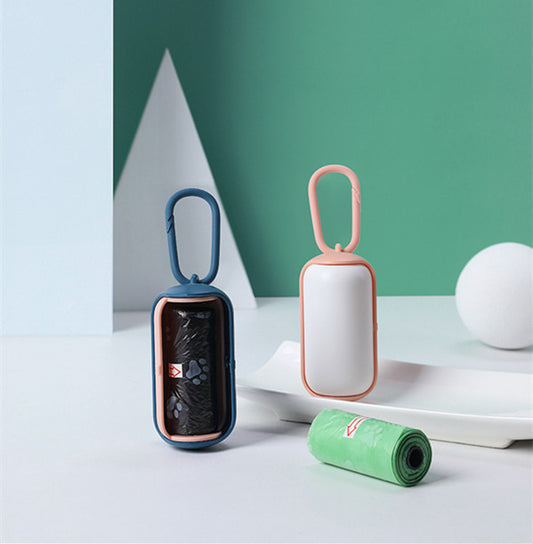 Portable Dog Poop Bag Dispenser | Lightweight Leash Attachment