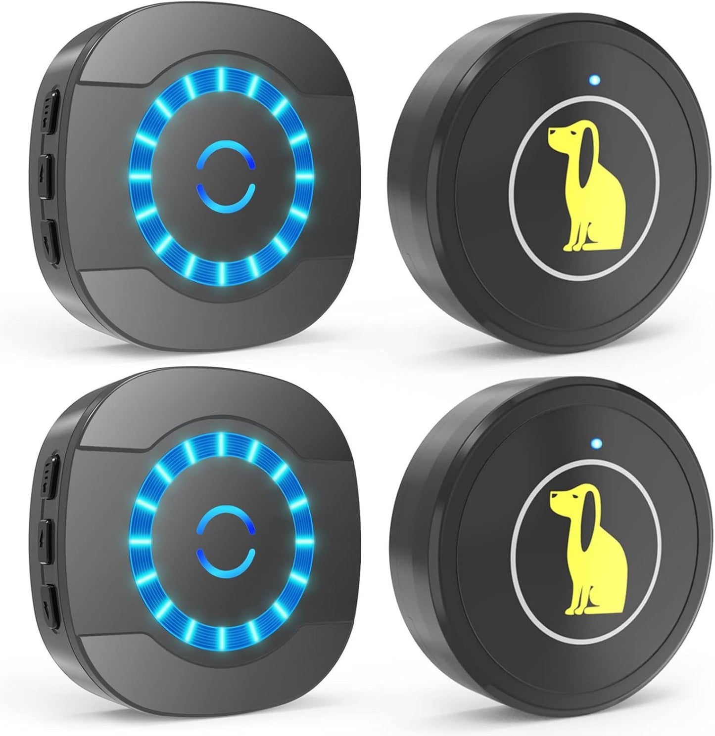 Wireless Dog Doorbell for Potty Training | Waterproof Touch Button with Adjustable Volume & Ringtones