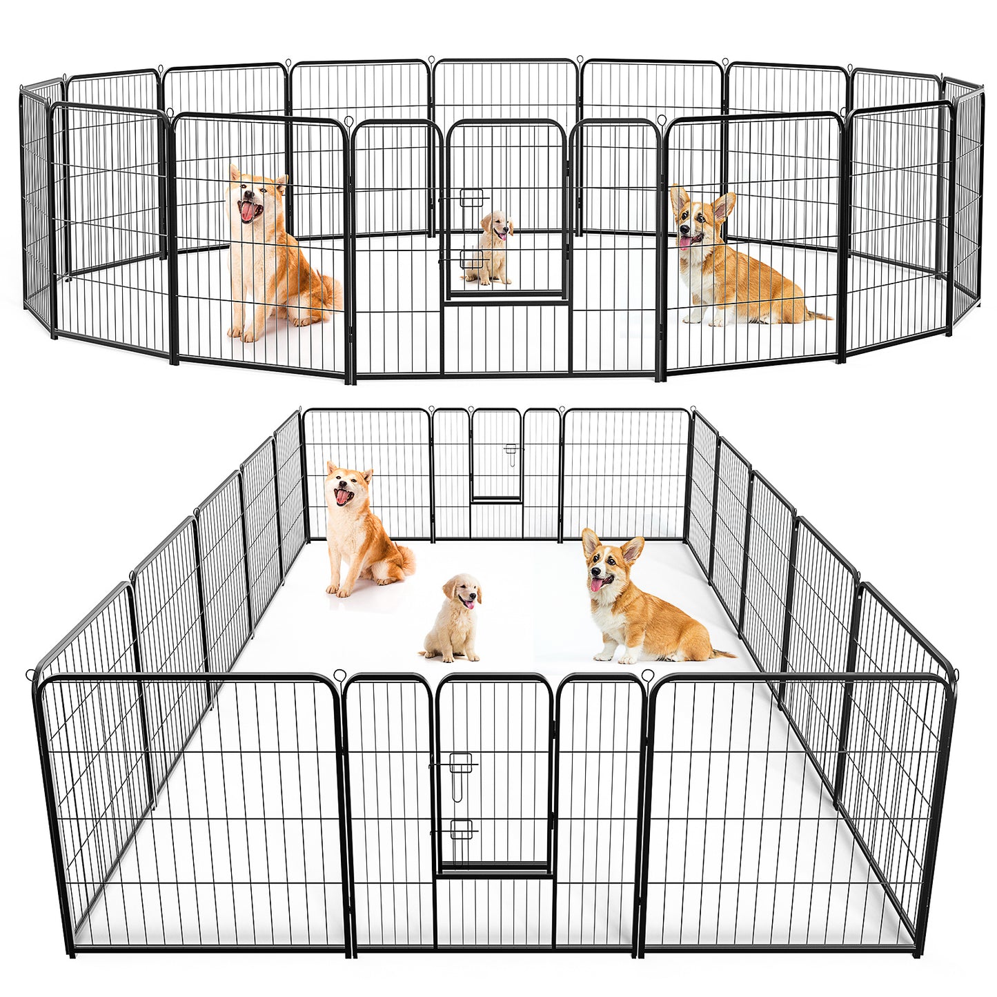 Heavy-Duty Modular Pet Playpen | Indoor/Outdoor Metal Dog Fence
