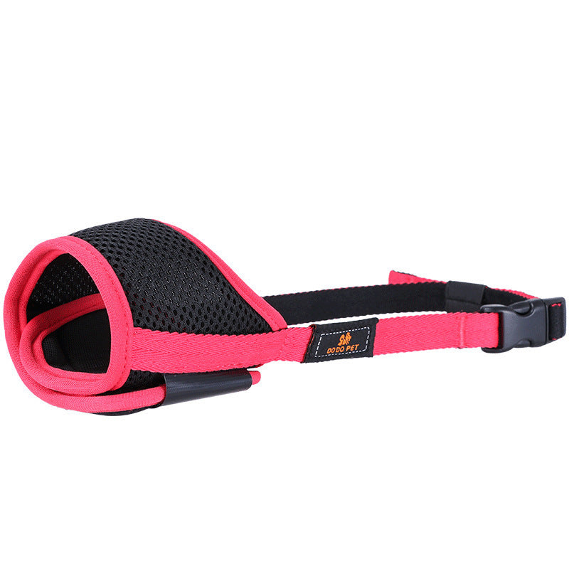 Comfortable Soft Fabric Dog Muzzle for Preventing Scavenging & Biting