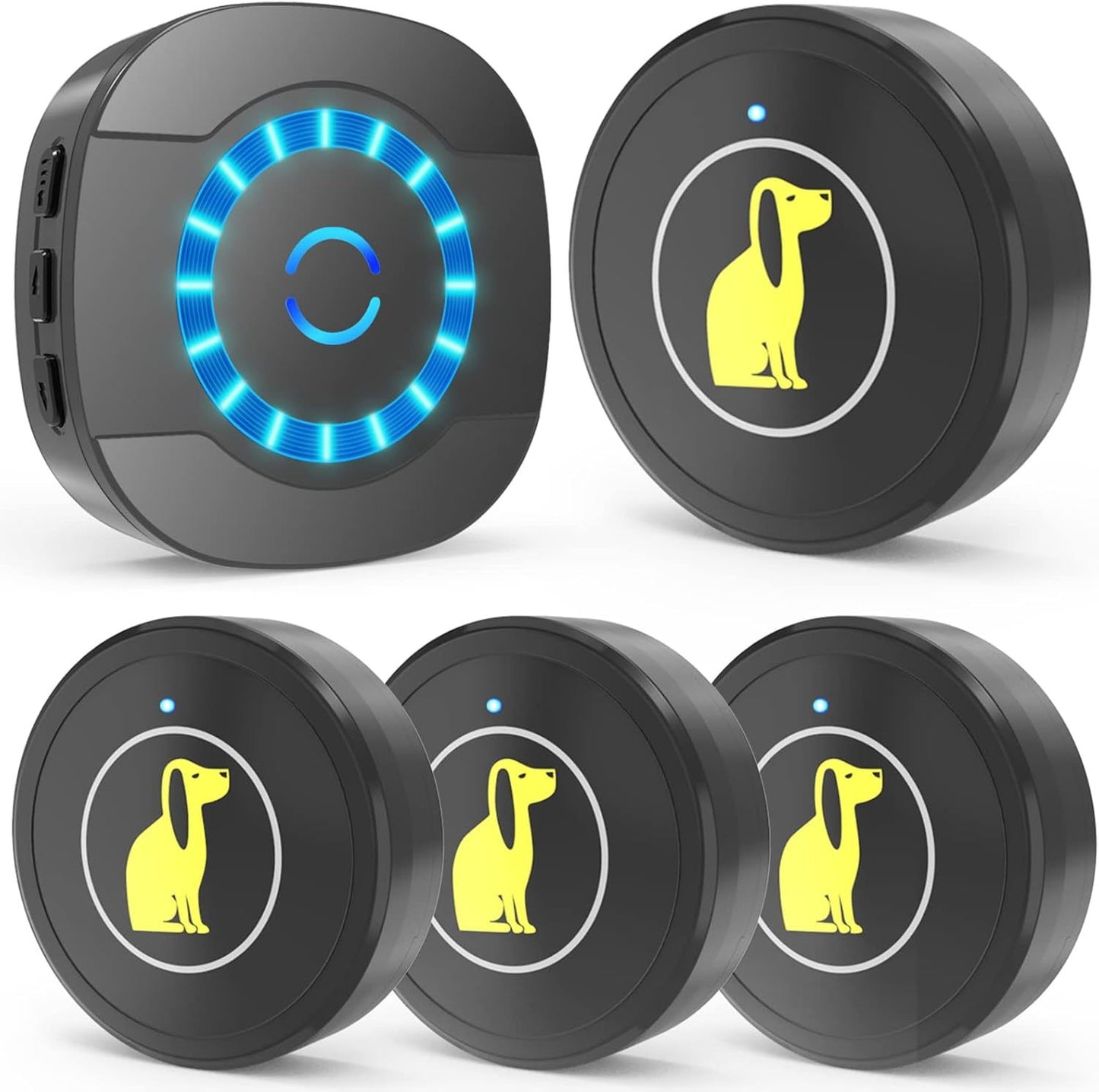 Wireless Dog Doorbell for Potty Training | Waterproof Touch Button with Adjustable Volume & Ringtones