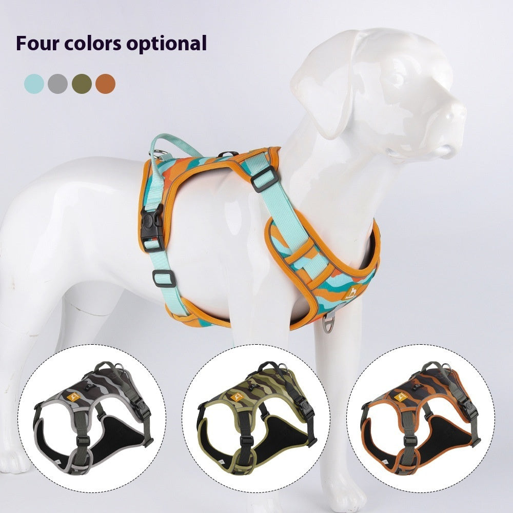 Tactical Control Dog Harness with Leash | Padded & Reflective Gear