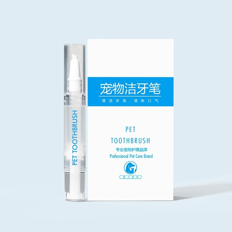 Dog Teeth Cleaning Pen, Freshens Breath, Removes Plaque & Tartar Effortlessly